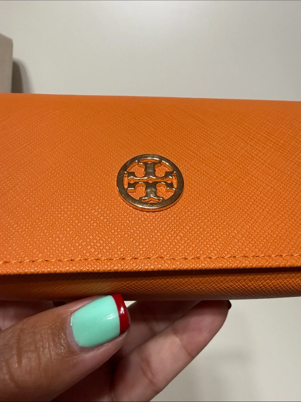 Tory Burch Orange Sunglasses Case Only